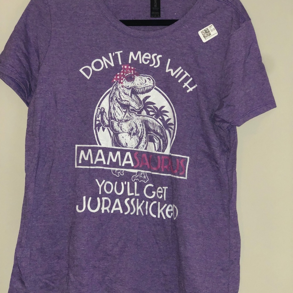 Gildan Purple Graphic Women's Tee